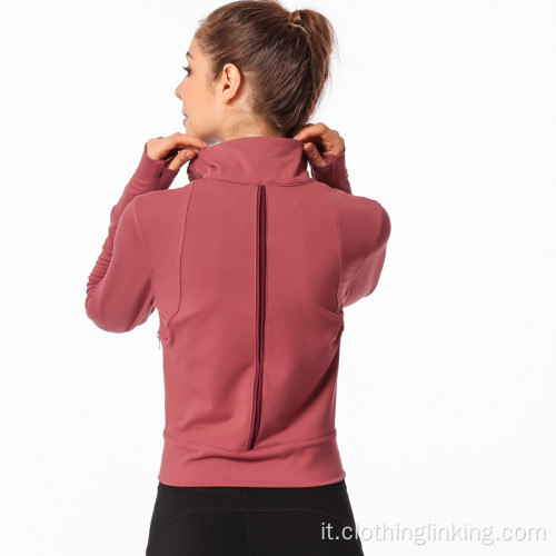 giacca yoga per donna manica lunga